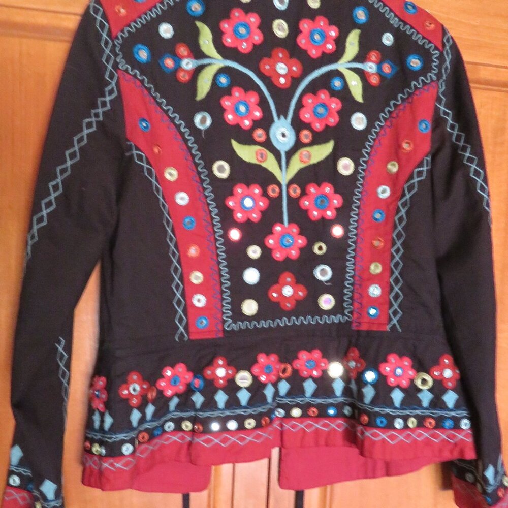 Double D Ranch Vintage Cotton Mirror Jacket - S - Picture 4 of 7